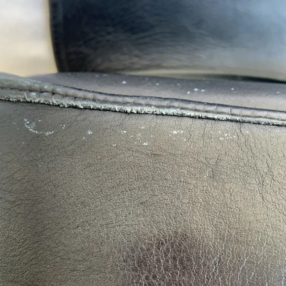 VINTAGE Coach 9951 Black Classic Pouch Leather Shoulder Bag purse w/dust bag - Picture 10 of 17